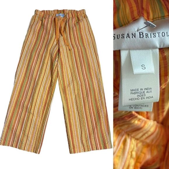 3 forĀ $20 Susan Bristol - Multicolored striped Lounge pantsāsize small - Picture 1 of 1
